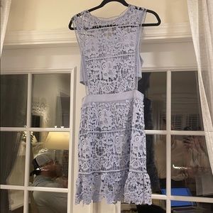 AQUA lace dress, worn once!
